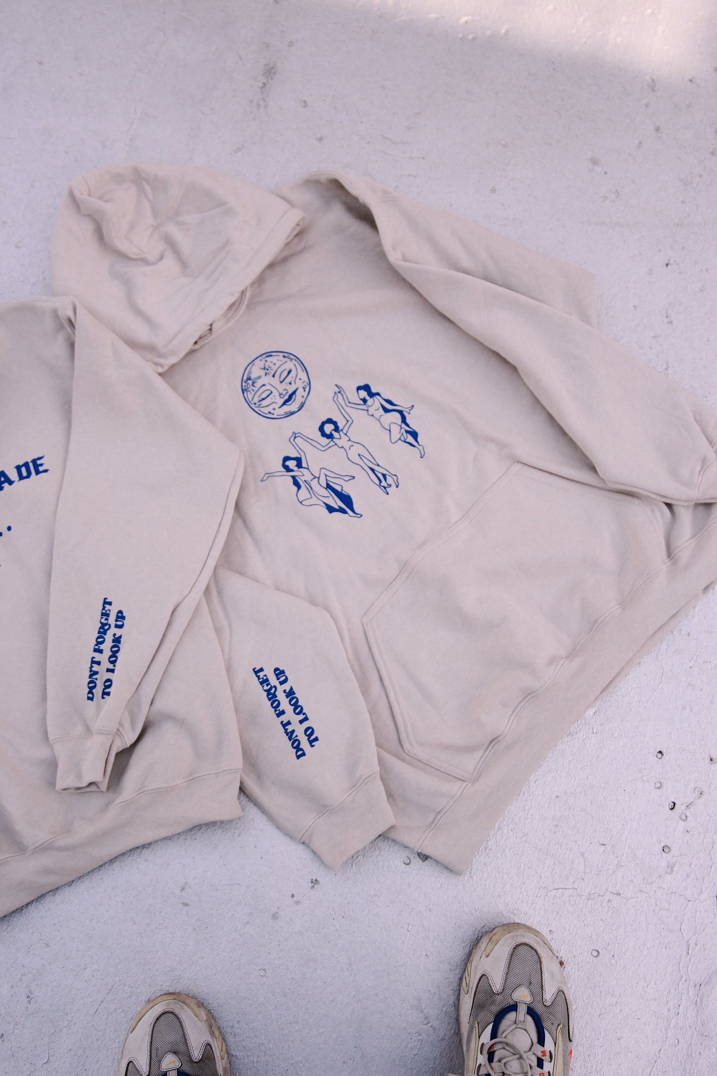 Moon Magic Hoodie in Cream