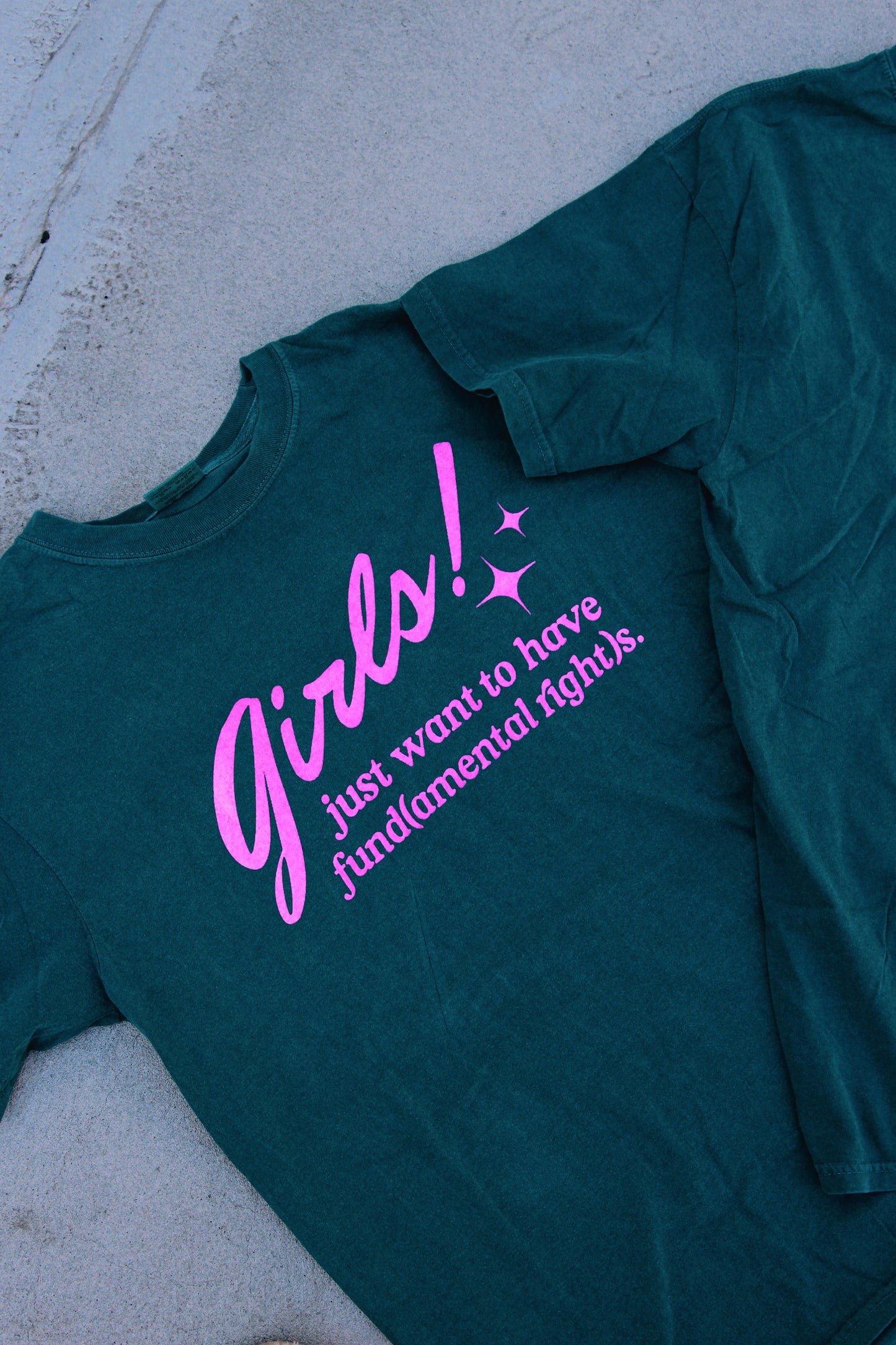 GJWHF Shirt in Hunter Green