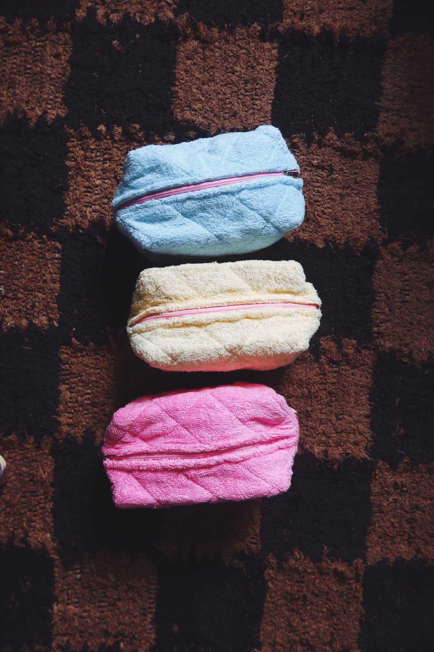 Terry Cloth Makeup Bags