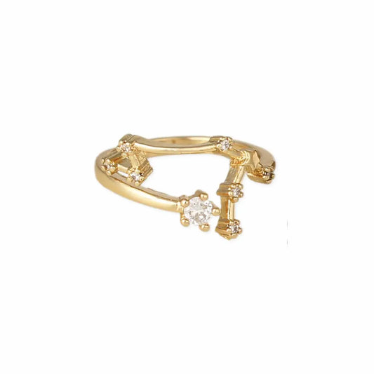 Gemini Constellation Ring