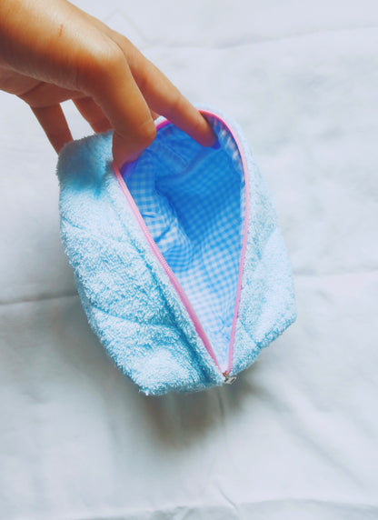 Terry Cloth Makeup Bags