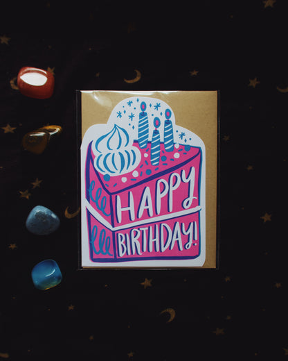 Birthday Cake Greeting Card