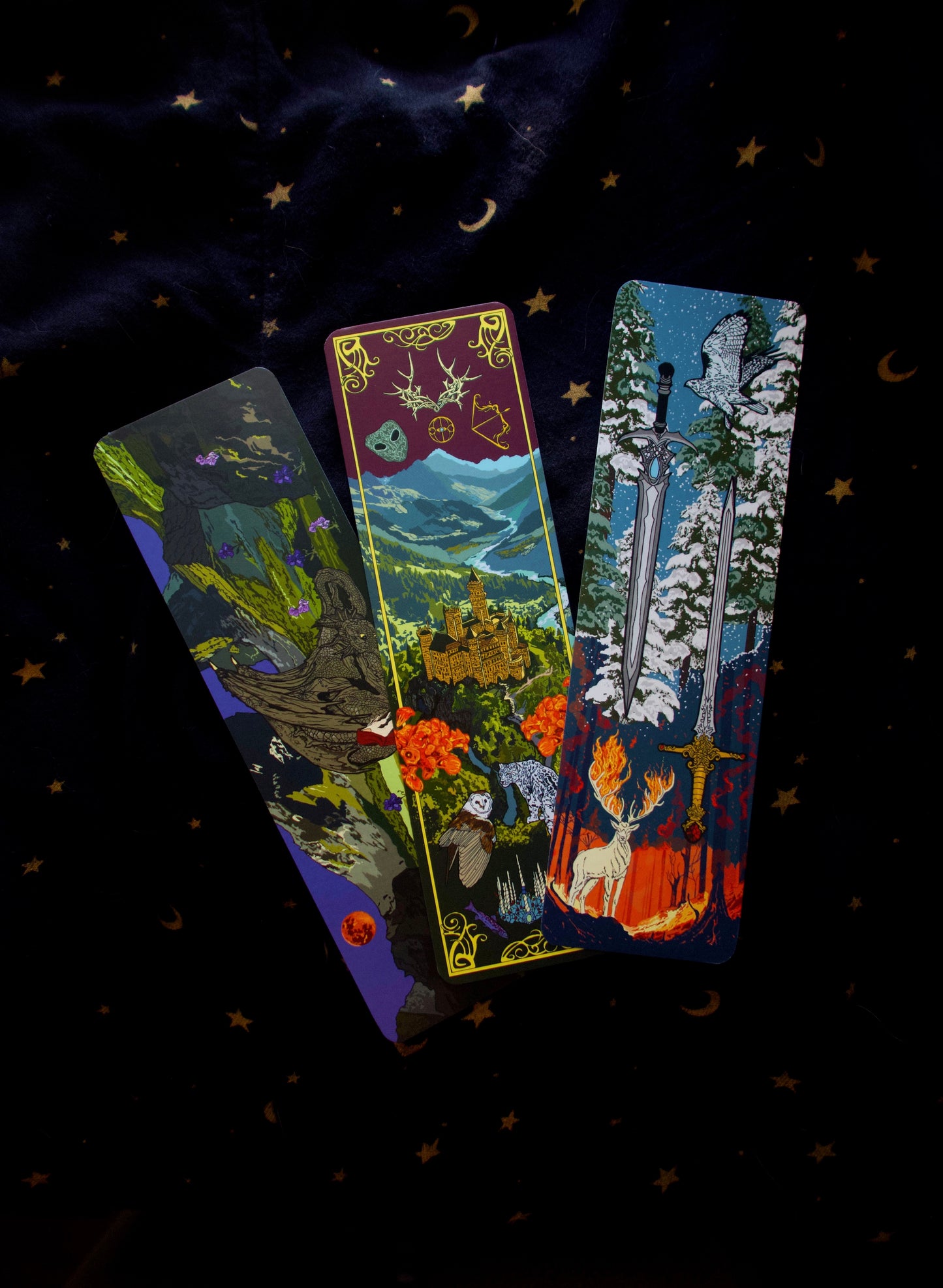 Throne of Glass Bookmark Set