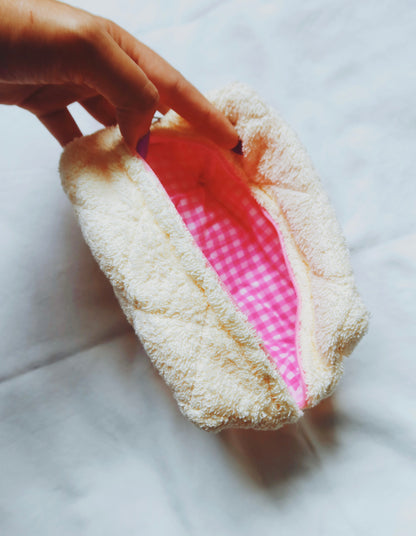 Terry Cloth Makeup Bags