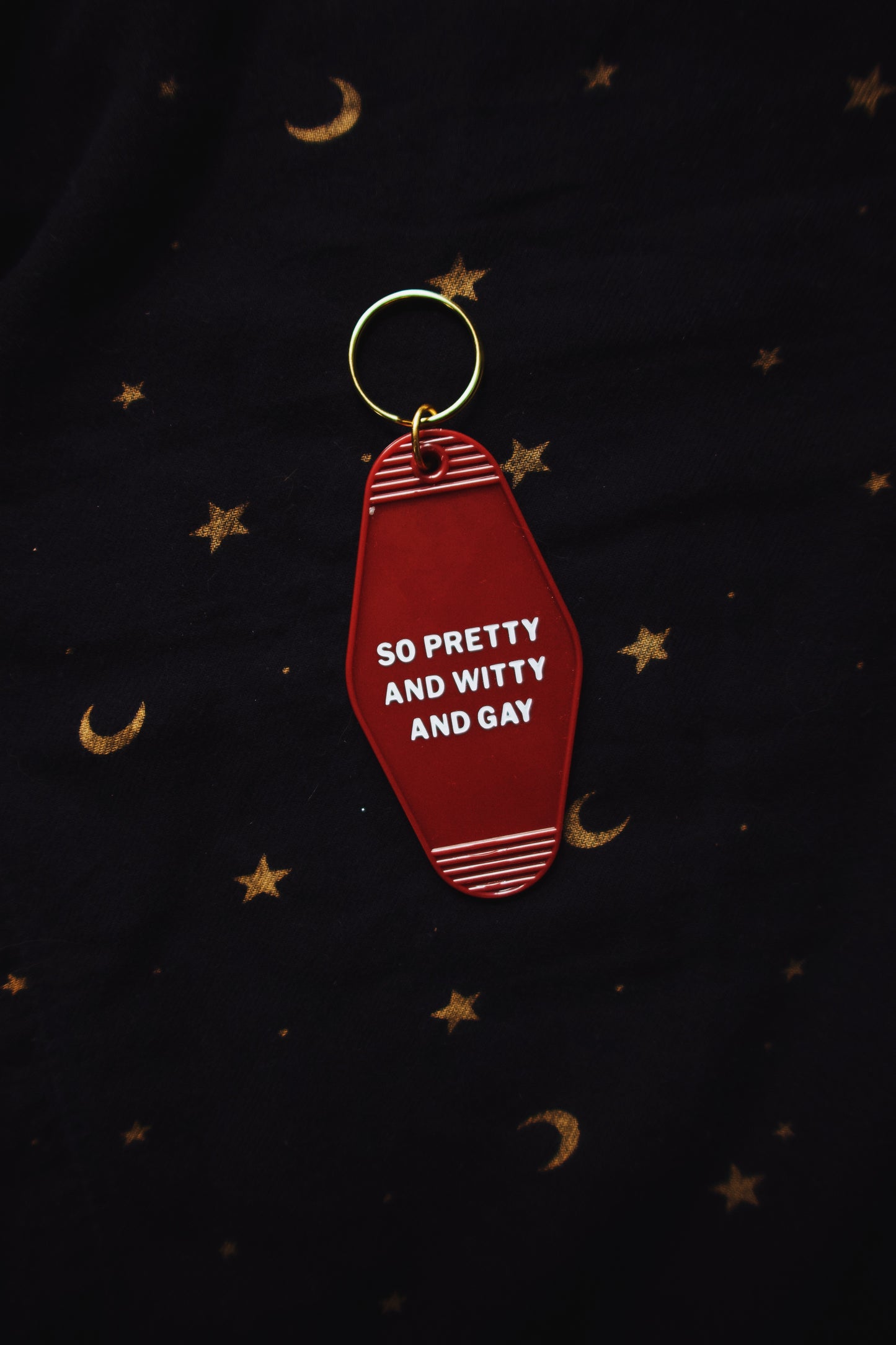 So Pretty and Gay Keychain