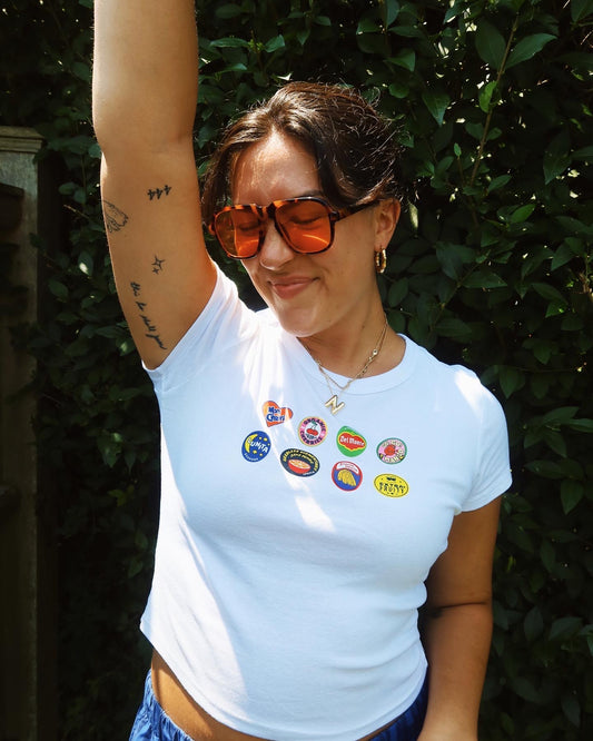 Fruit Sticker Baby Tee