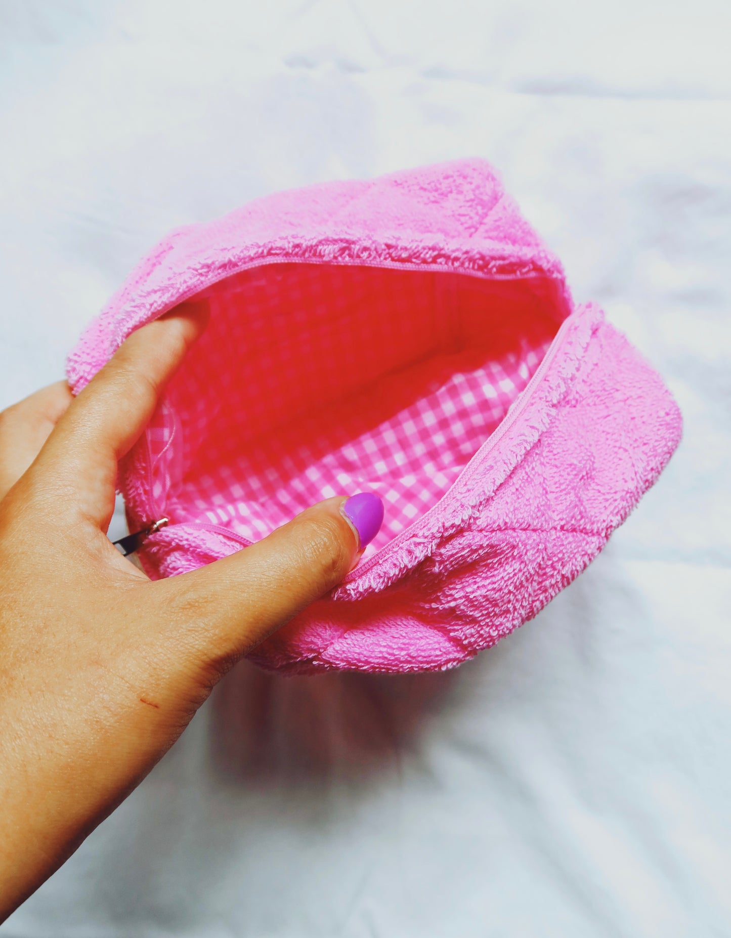 Terry Cloth Makeup Bags