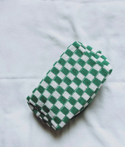 Checkered Makeup Bags