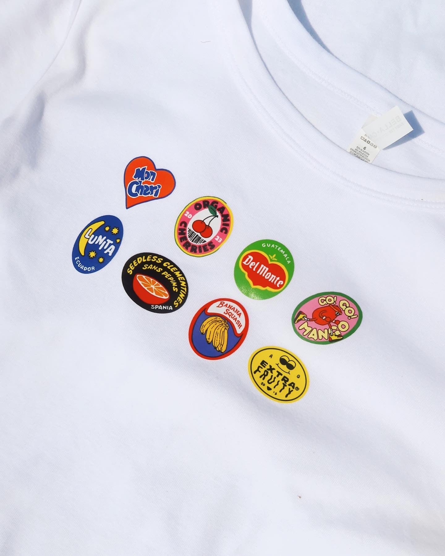Fruit Sticker Baby Tee