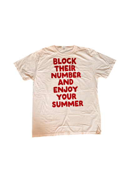 Block Them Shirt in Cream (PRE-ORDER)