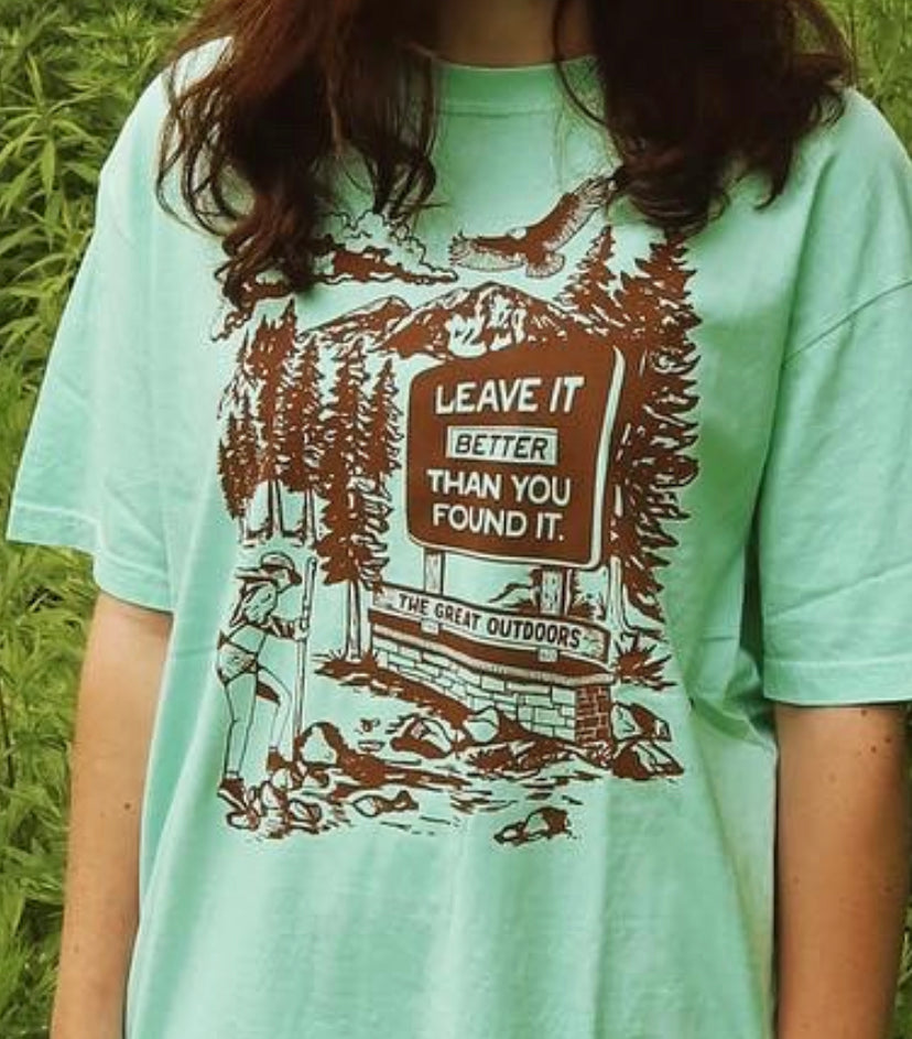 The Great Outdoors Shirt in Mint