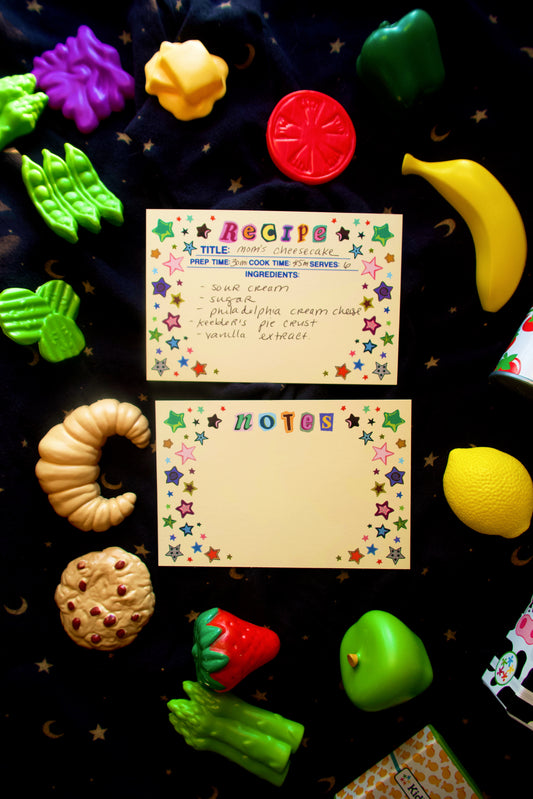 Stargirl Recipe Cards
