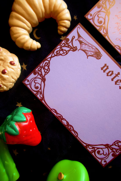 Gothic Recipe Cards