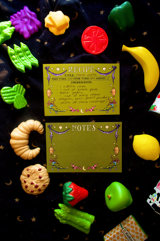 Fairytale Recipe Cards