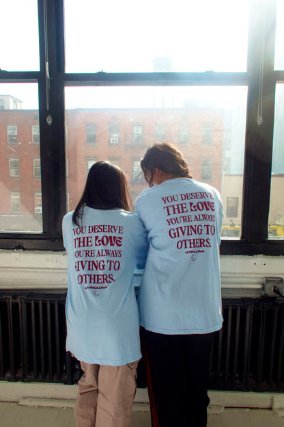 Self Love Long Sleeve in Light Blue