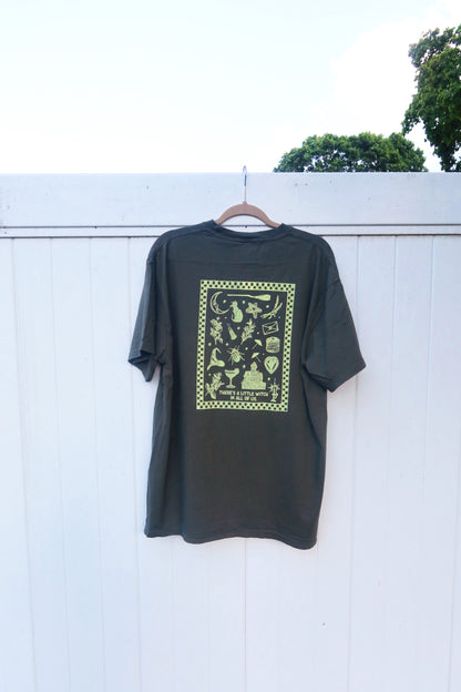 Practical Magic Shirt in Olive