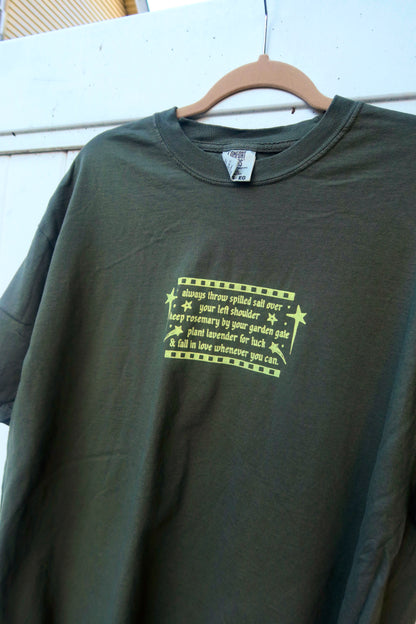 Practical Magic Shirt in Olive