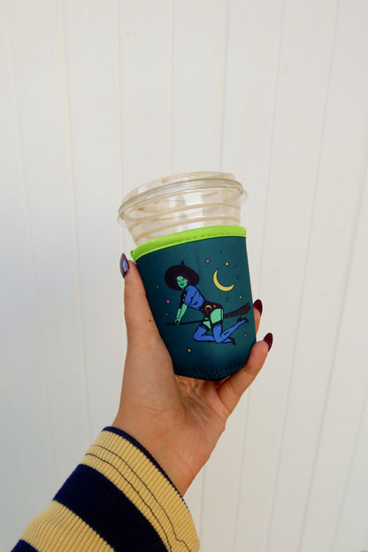 Retro Witch Iced Coffee Sleeve