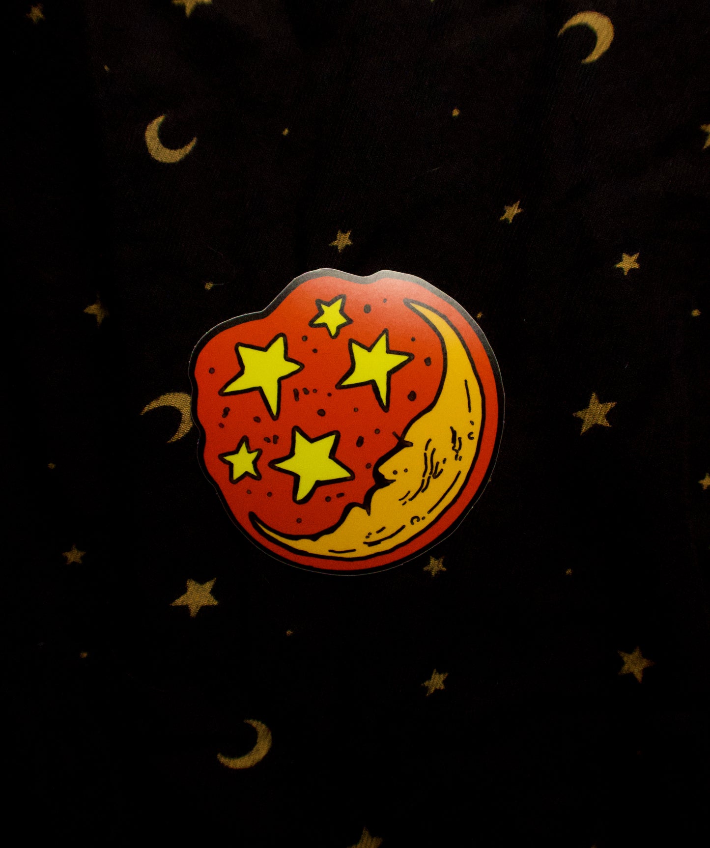 Vintage Moon Sticker