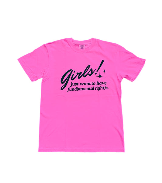 GJWHF Shirt in Hot Pink