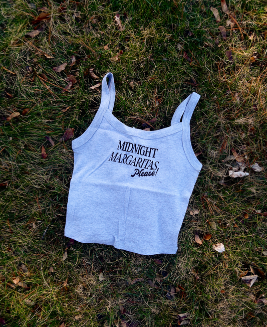 Midnight Margaritas Tank in Gray