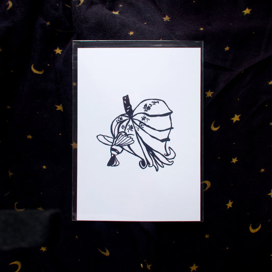 Coraline Heart Mini Print