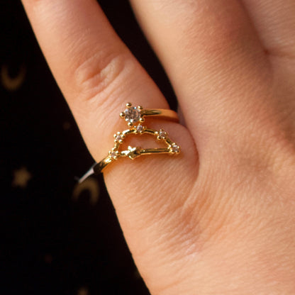 Capricorn Constellation Ring