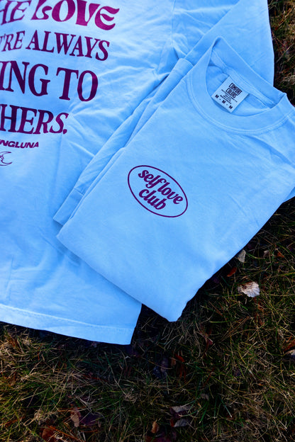 Self Love Long Sleeve in Light Blue