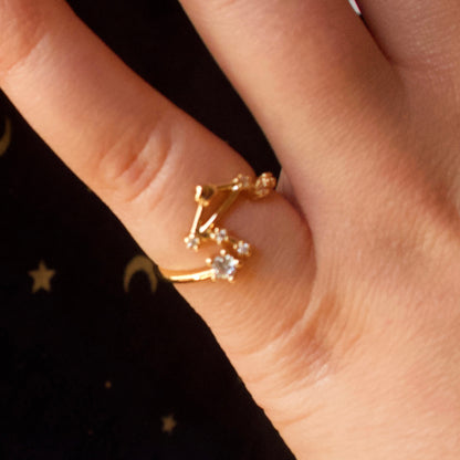 Libra Constellation Ring