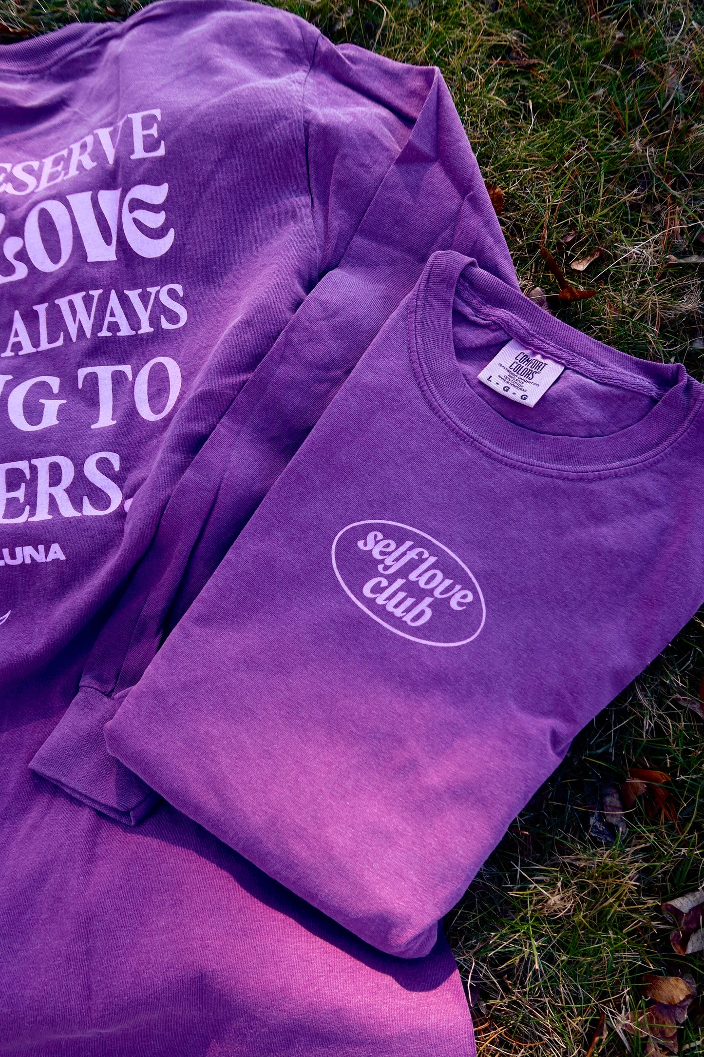 Self Love Long Sleeve in Plum