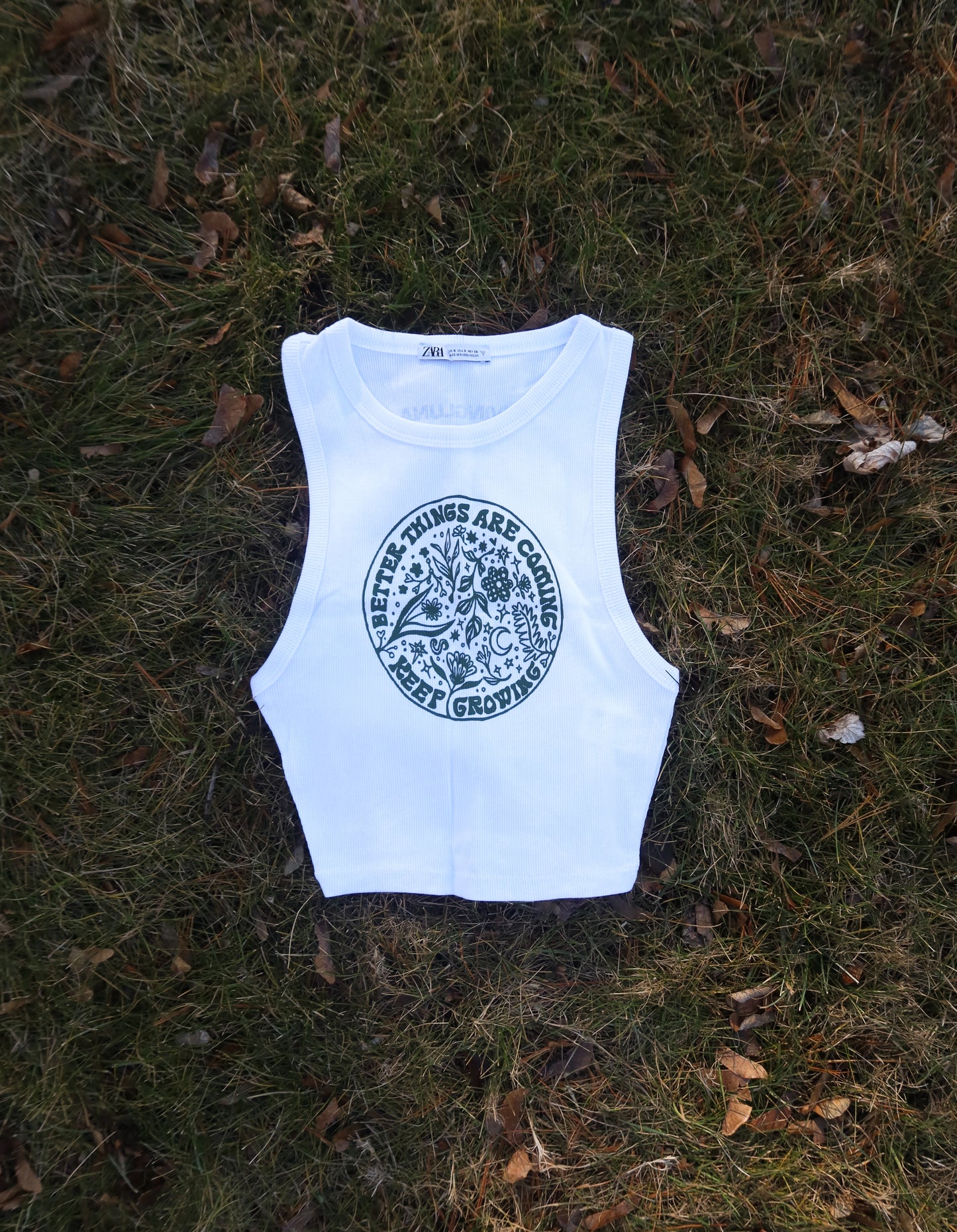 Keep Growing Ribbed Tank