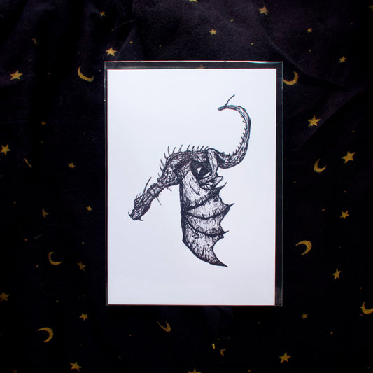 Gringott's Dragon Mini Print