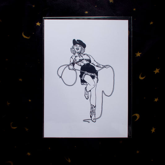 Cowgirl Mini Print