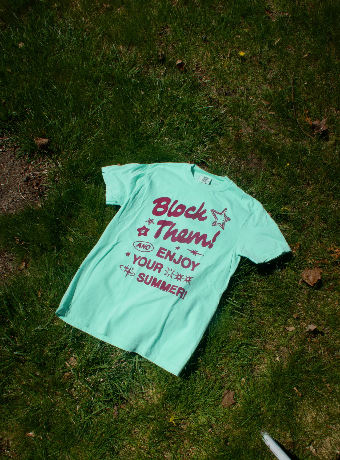 Block Them Shirt Mint