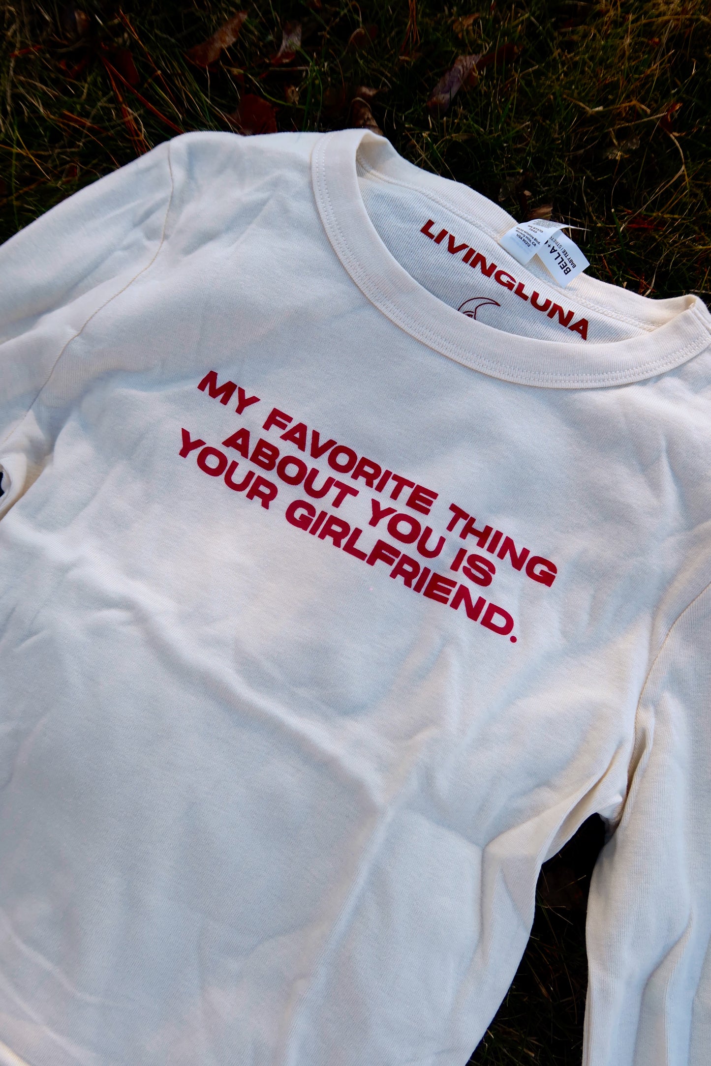 Girlfriend Long Sleeve in Cream