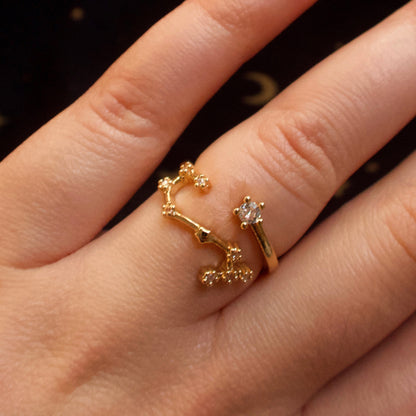 Scorpio Constellation Ring