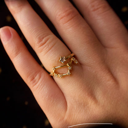 Leo Constellation Ring