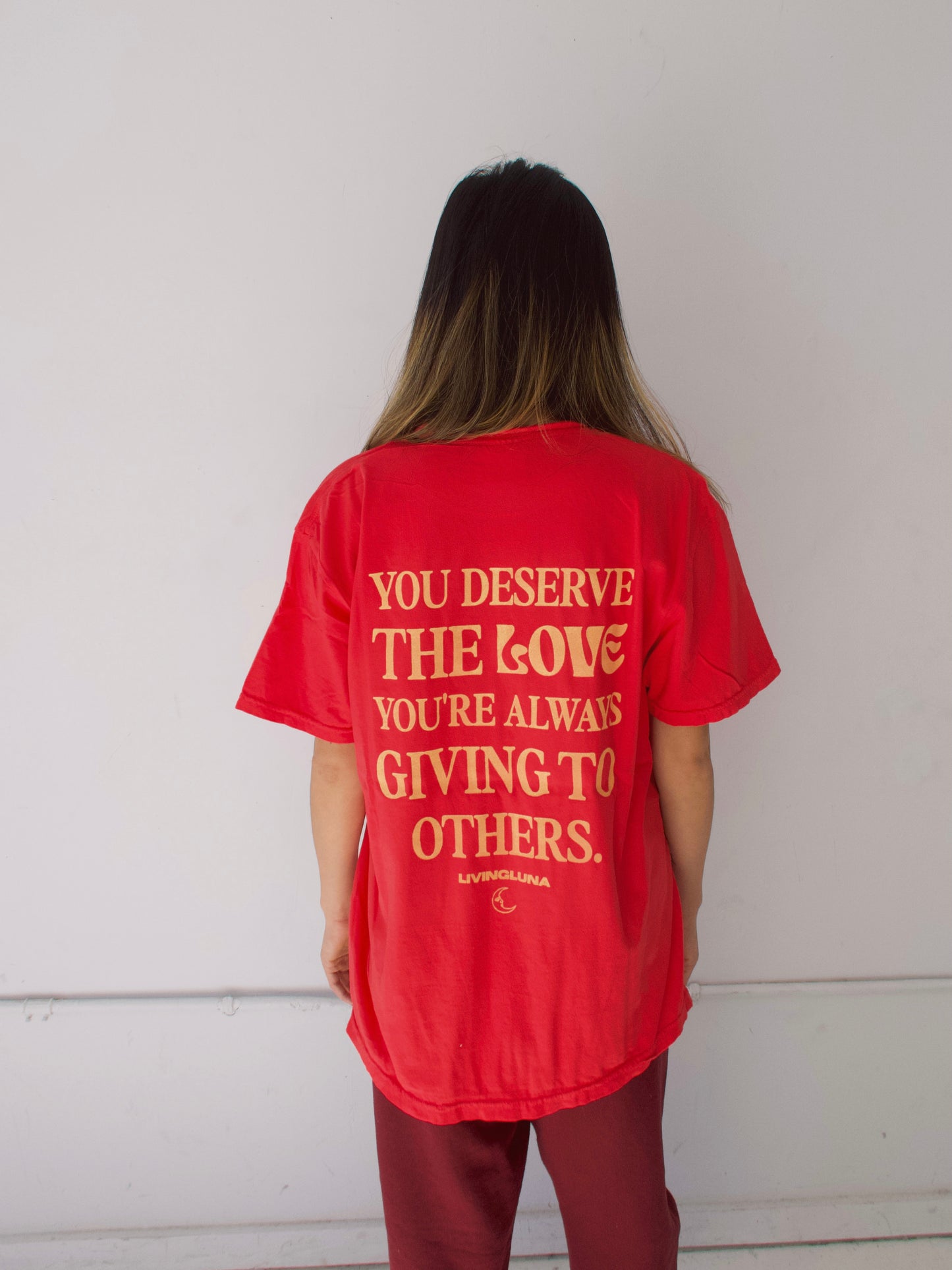 Self Love Shirt in Red