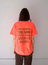 Load image into Gallery viewer, Self Love Shirt in Clementine
