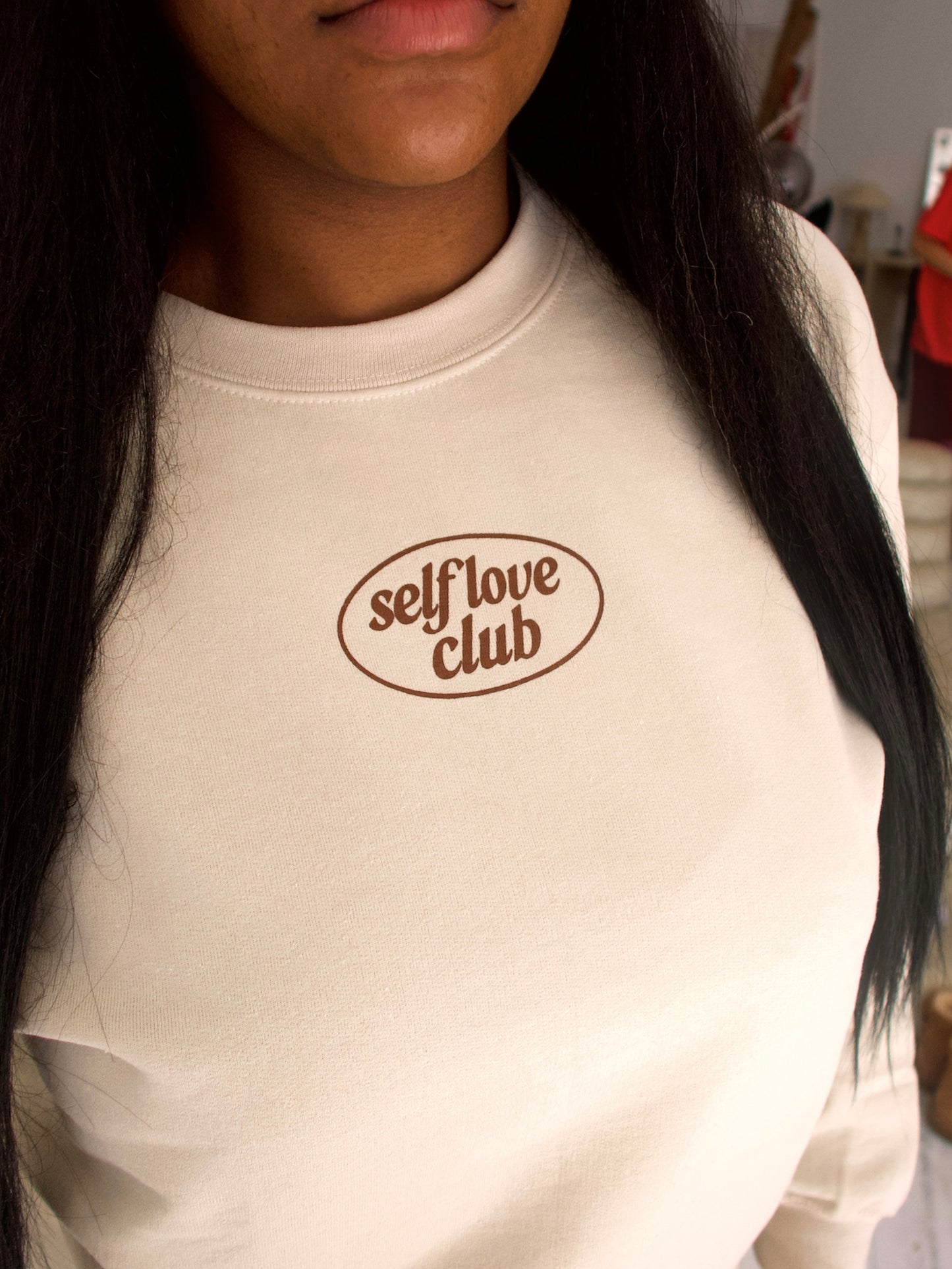 Self Love Crewneck in Cream