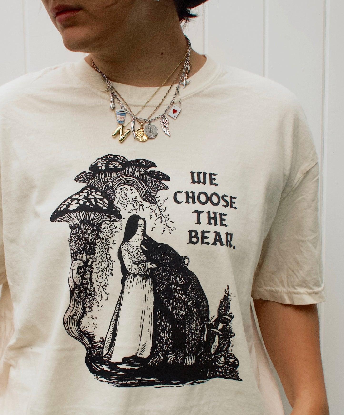 The Bear Shirt in Cream
