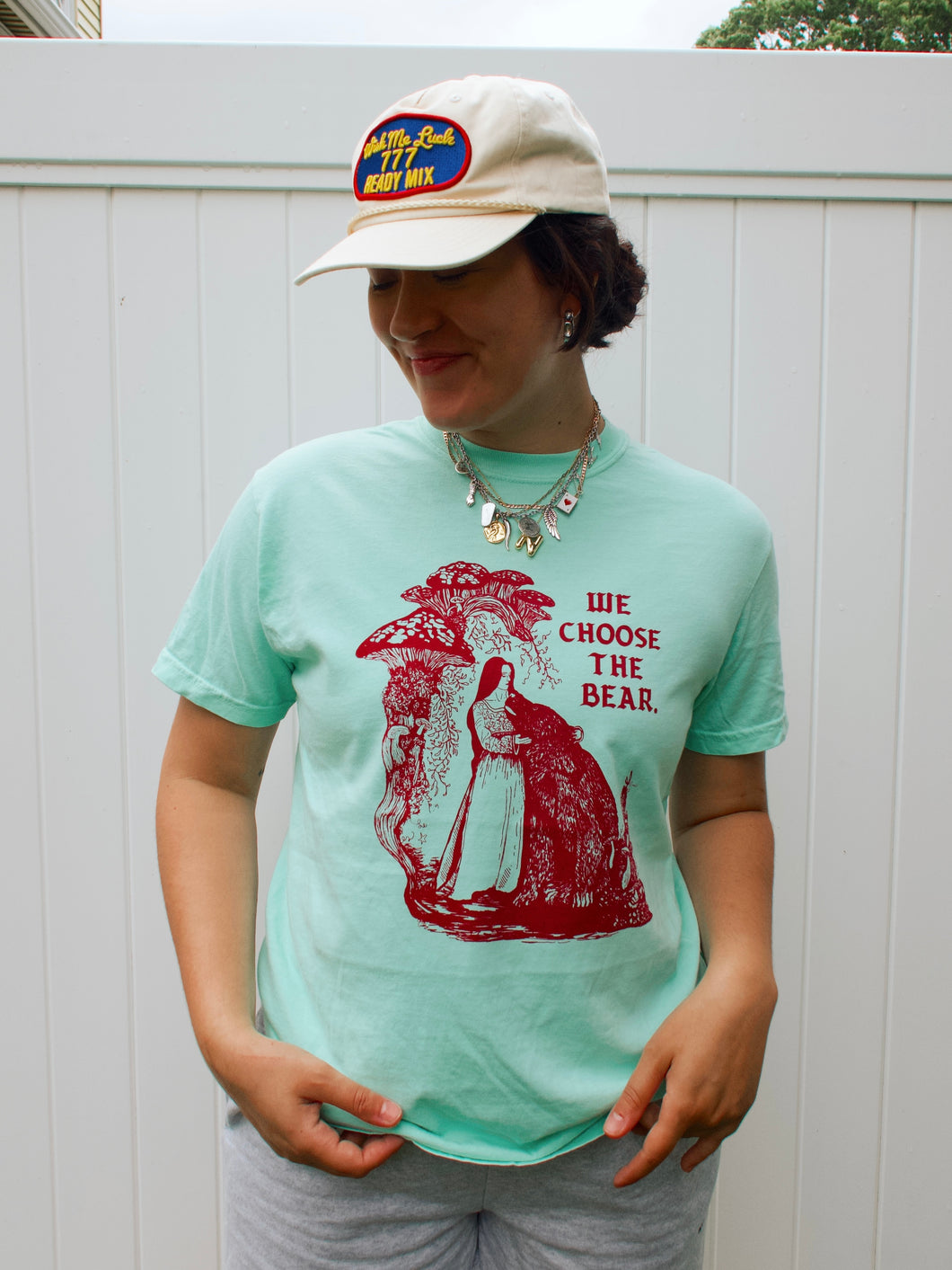 The Bear Shirt in Mint