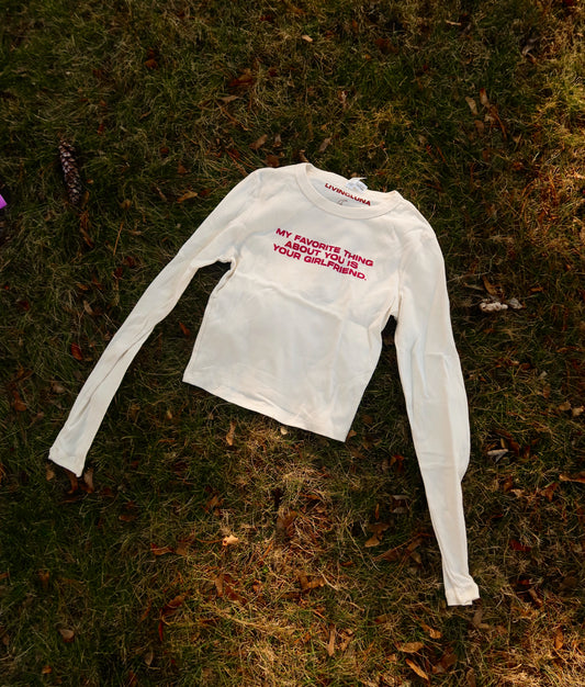 Girlfriend Long Sleeve in Cream