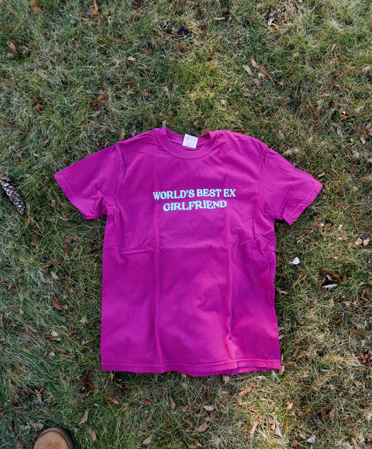 World's Best Ex Shirt in Magenta