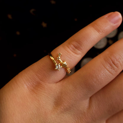 Cancer Constellation Ring