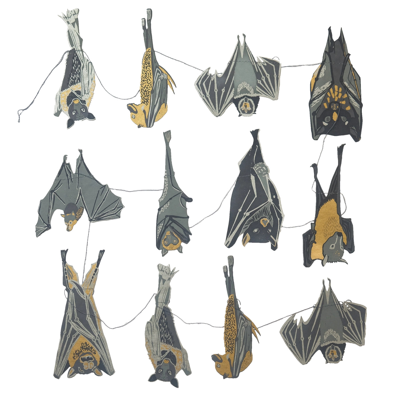 Bats Sewn Garland