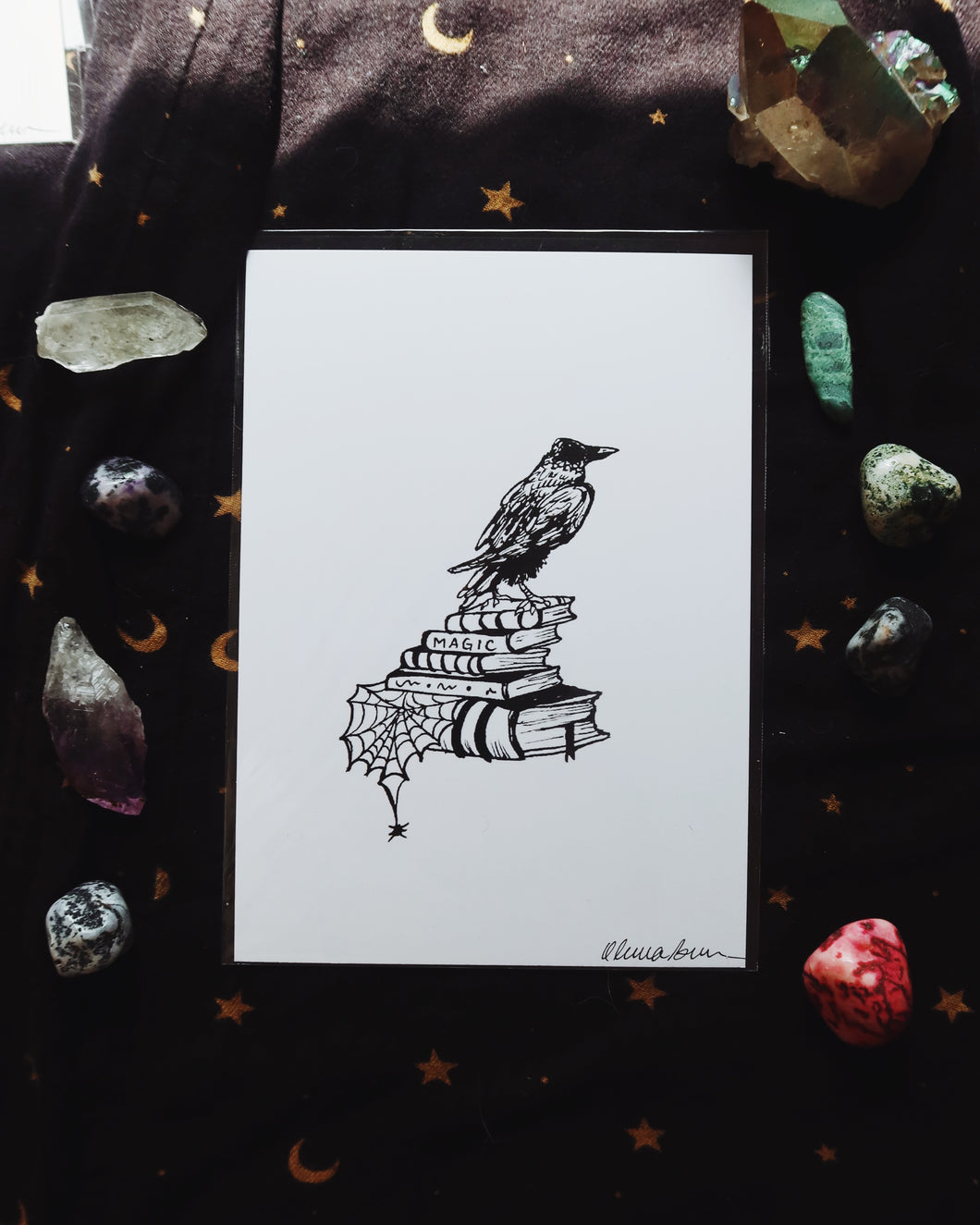 raven mini print