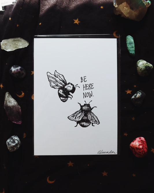 be here now mini print