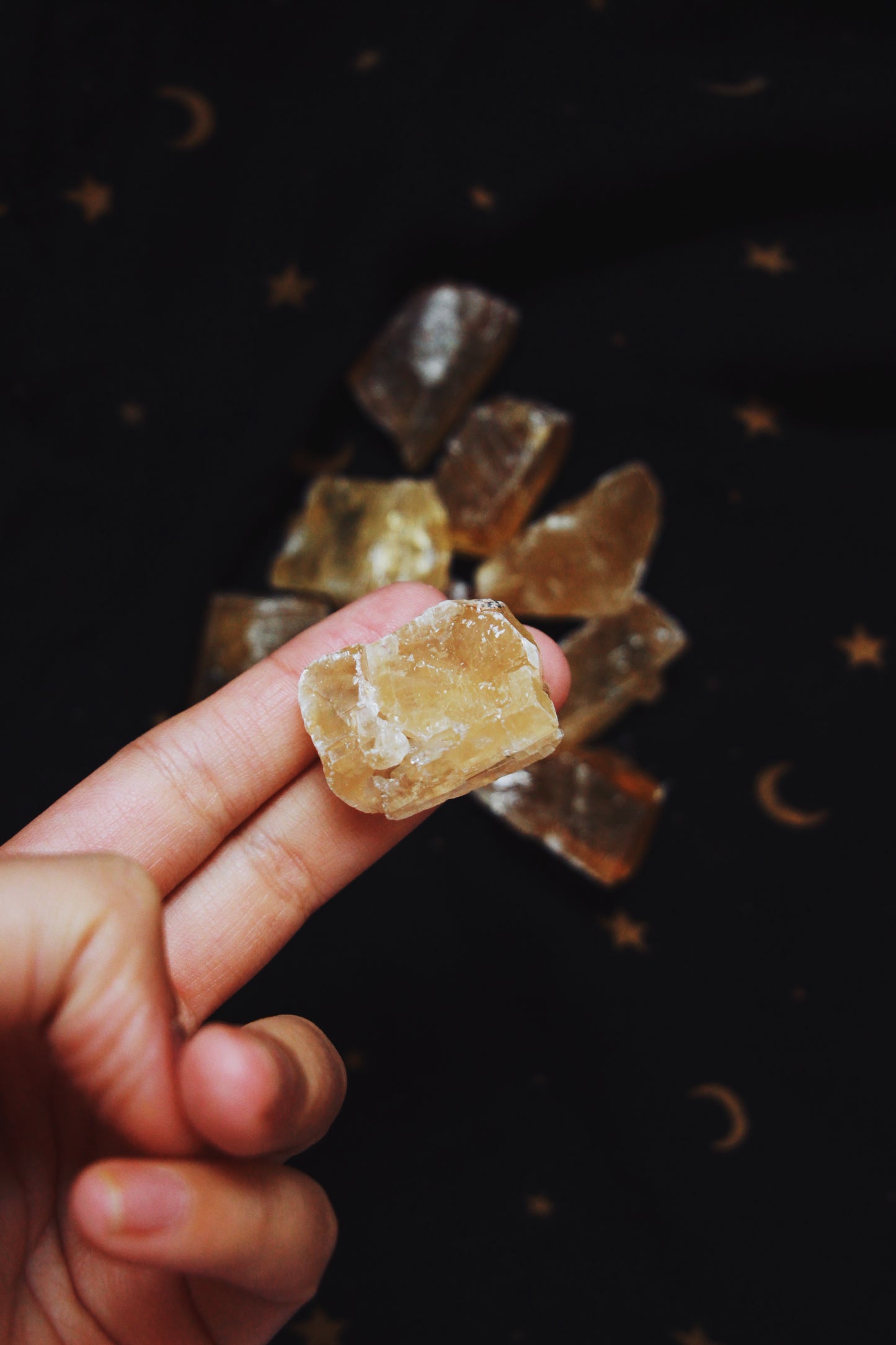 Honey Calcite Raw Crystal