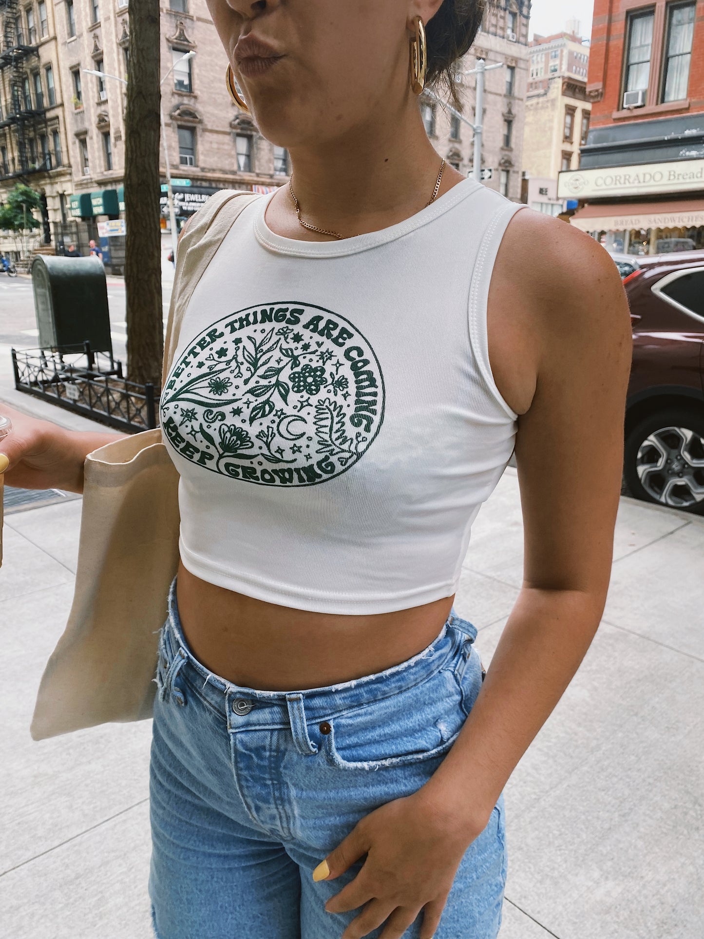 The Keep Growing Ribbed Tank Top